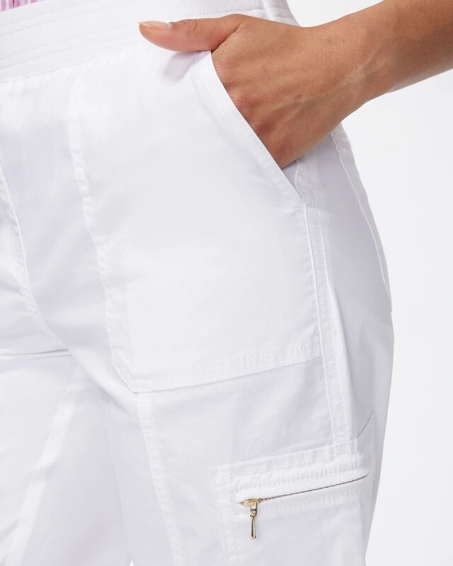 Poplin Cropped Pants - image 4